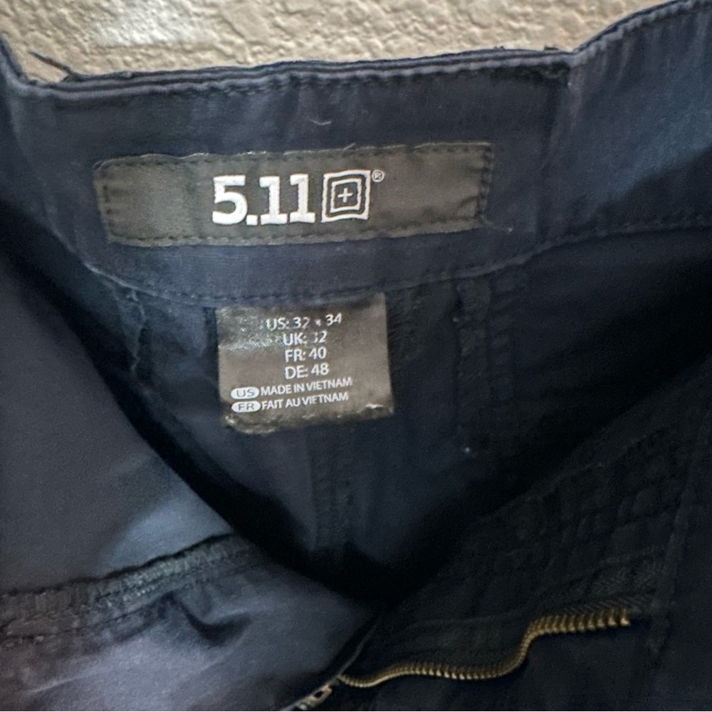 5.11 Tactical ABR Pro Pants Mens 32x34 Blue Cargo Ripstop Straight (Lot of 2) - Picture 4 of 14